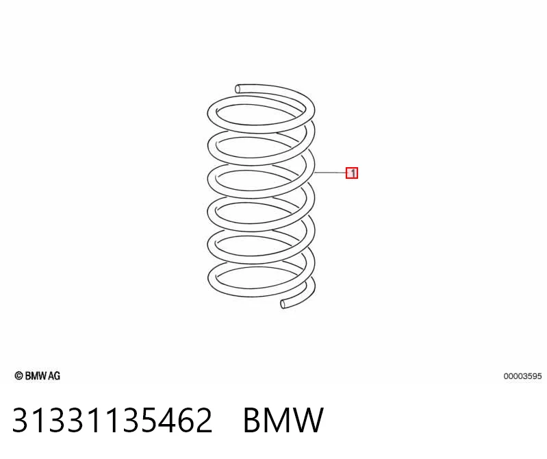 Comprar Muelle delantero BMW 5  E34 a bajo precio