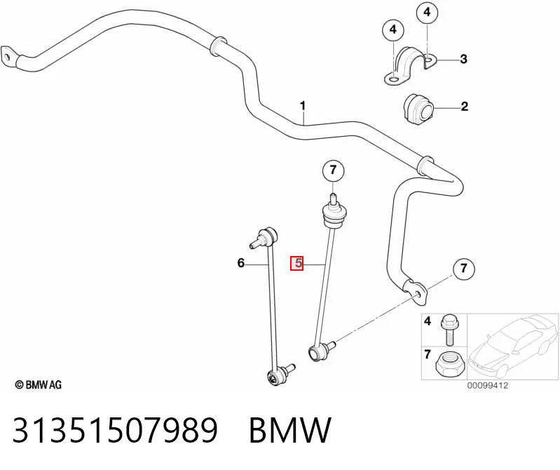 Comprar Bieleta estabilizadora delantera BMW X1  E84 a bajo precio