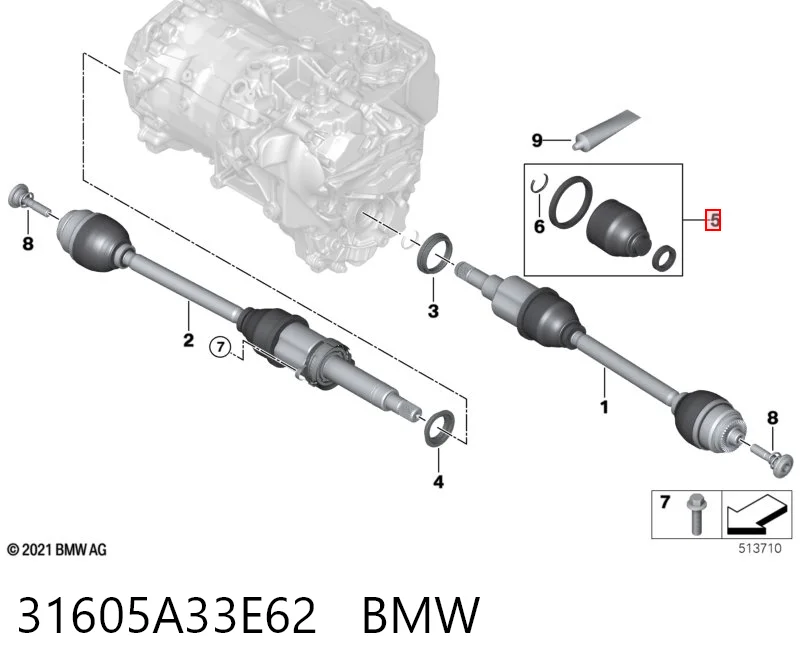 31605A33E62 BMW