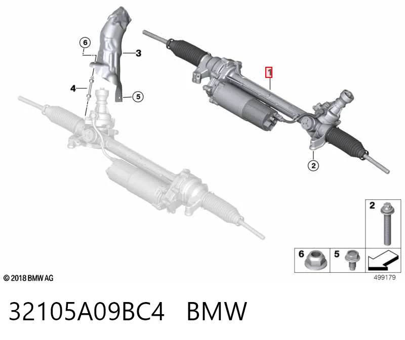 Engranaje de dirección BMW X6 SUV (G06, F96) (2019 - 2026) precio, desde 9,08 EUR