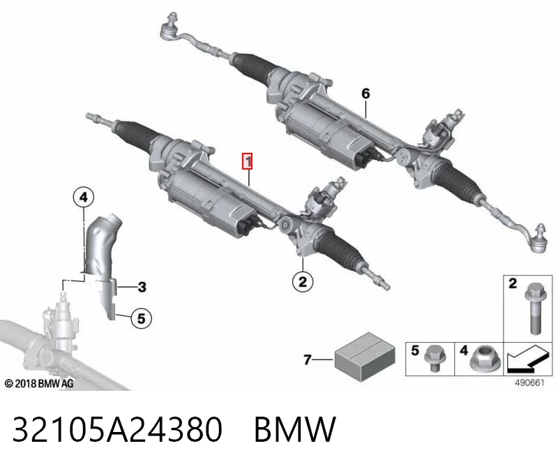  Cremallera de dirección BMW X3 