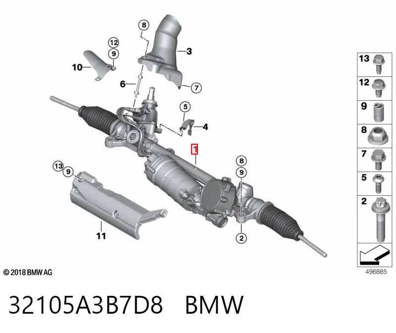 Engranaje de dirección BMW 3 sedán (G20, G80, G28) (2018 - 2026) precio, desde 807,31 EUR