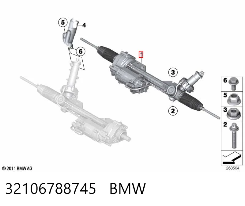 KS01001797 Bosch Cremallera caja de direccion