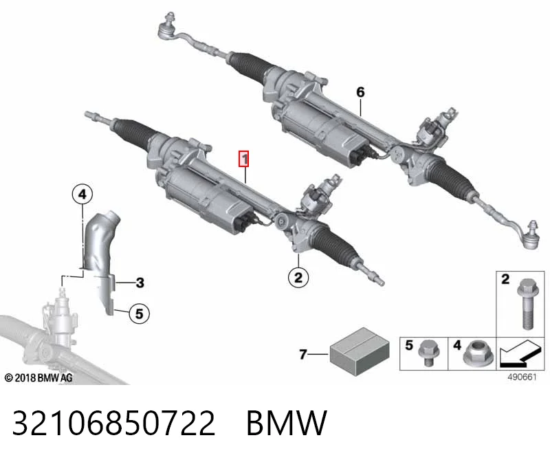 Caja de dirección para BMW X3  (F25)