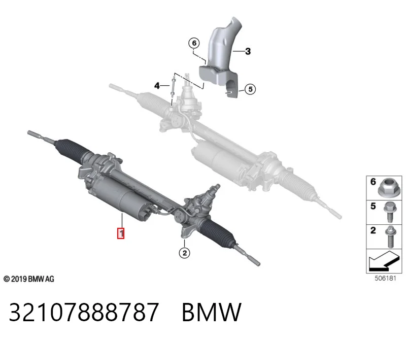 Engranaje de dirección BMW X4 SUV (G02, F98) (2018 - 2026) precio, desde 2738,59 EUR