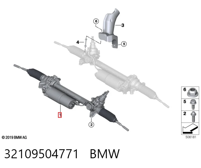 Engranaje de dirección BMW X4 SUV (G02, F98) (2018 - 2026) precio, desde 2738,59 EUR