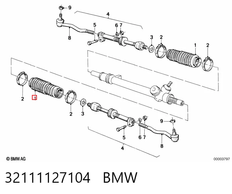 Fuelle dirección BMW 3  (E30)