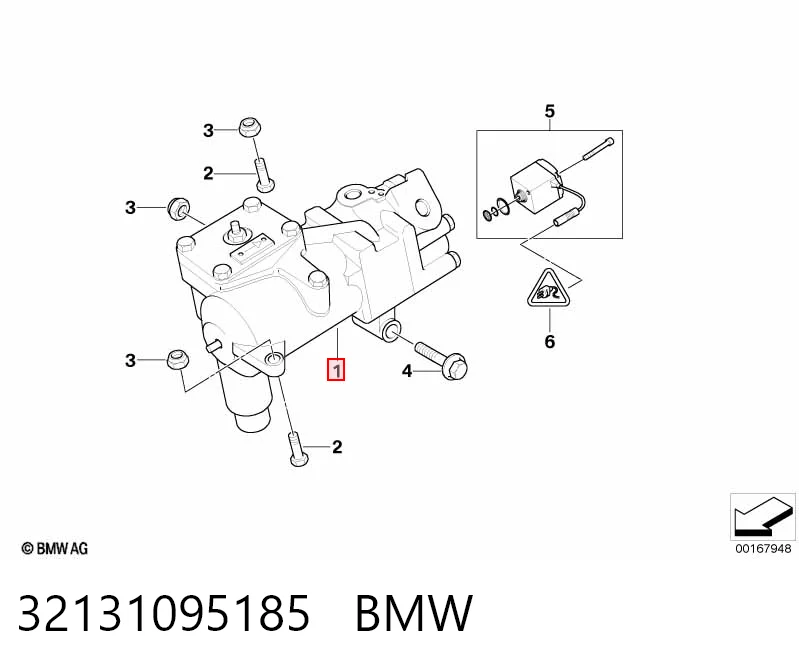 Cremallera de dirección para BMW 7 E38