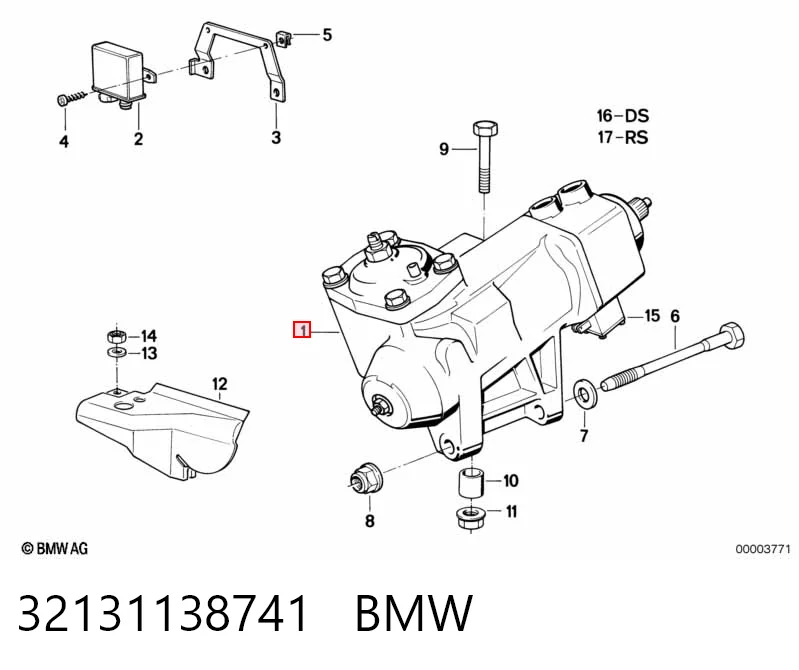  Caja de dirección BMW 5 