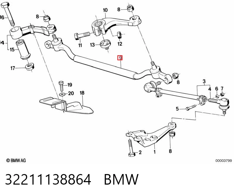 32211138864 BMW