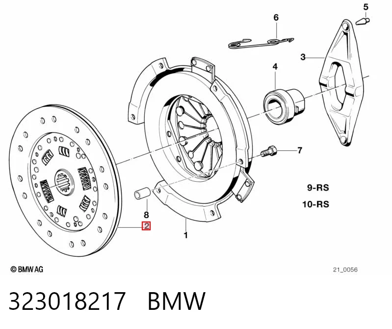 Disco de embrague para BMW 5  E28