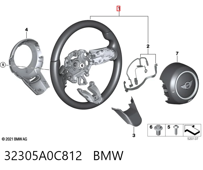 Volante multifuncion Mini COUNTRYMAN  (2016-2026)