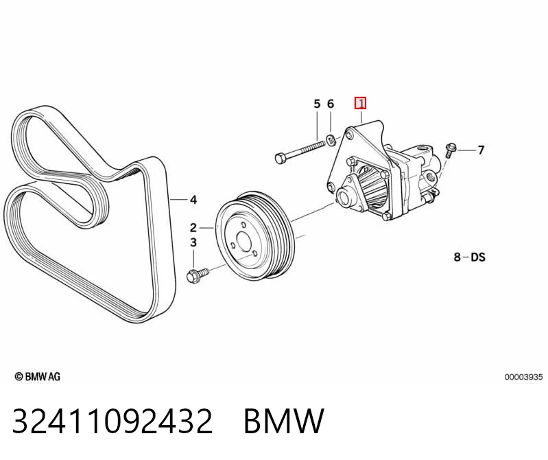32411092432 BMW Bomba hidráulica de dirección