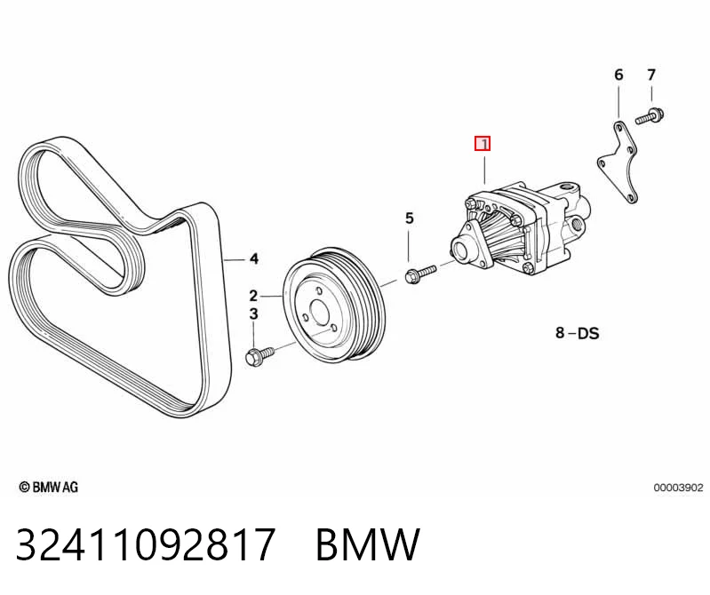 32411092817 BMW Bomba hidráulica de dirección