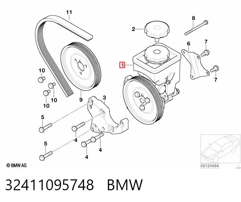 32411095748 BMW Bomba hidráulica de dirección