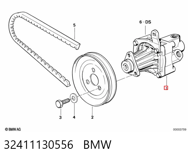 32411130556 BMW Bomba hidráulica de dirección