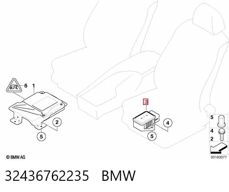 Sensor de velocidad DSC 32436762235 BMW