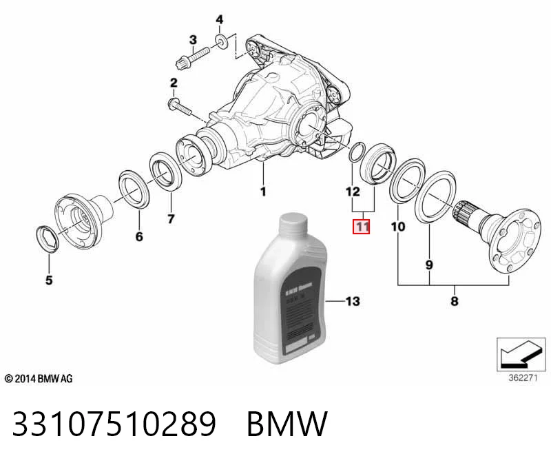 33107510289 BMW