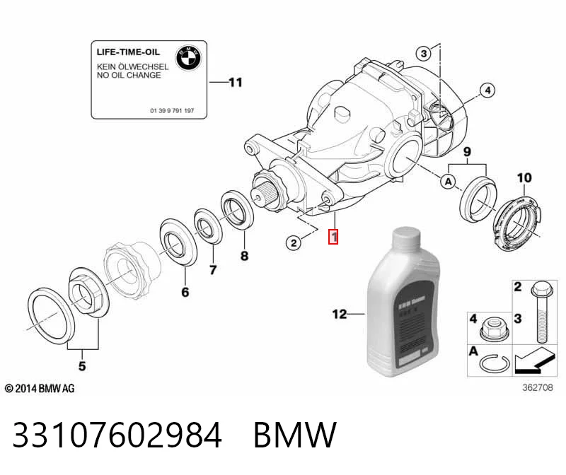 33107602984 BMW Grupo trasero