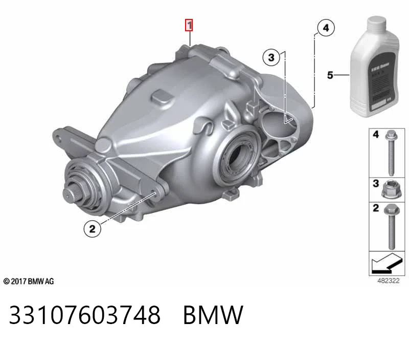 33107603748 BMW Grupo trasero
