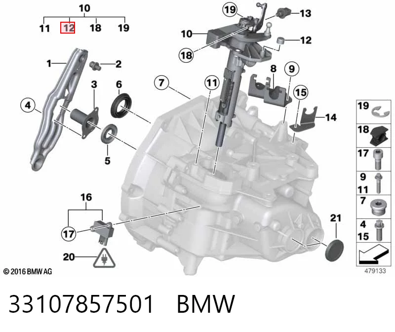 33107857501 BMW