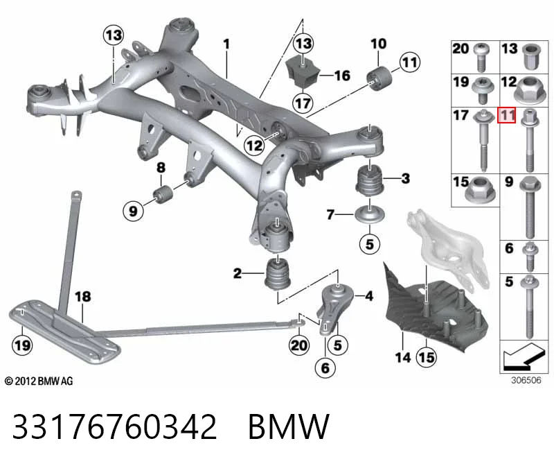 33176760342 BMW
