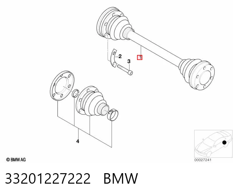 Comprar Semieje trasero BMW 5  E34 a bajo precio