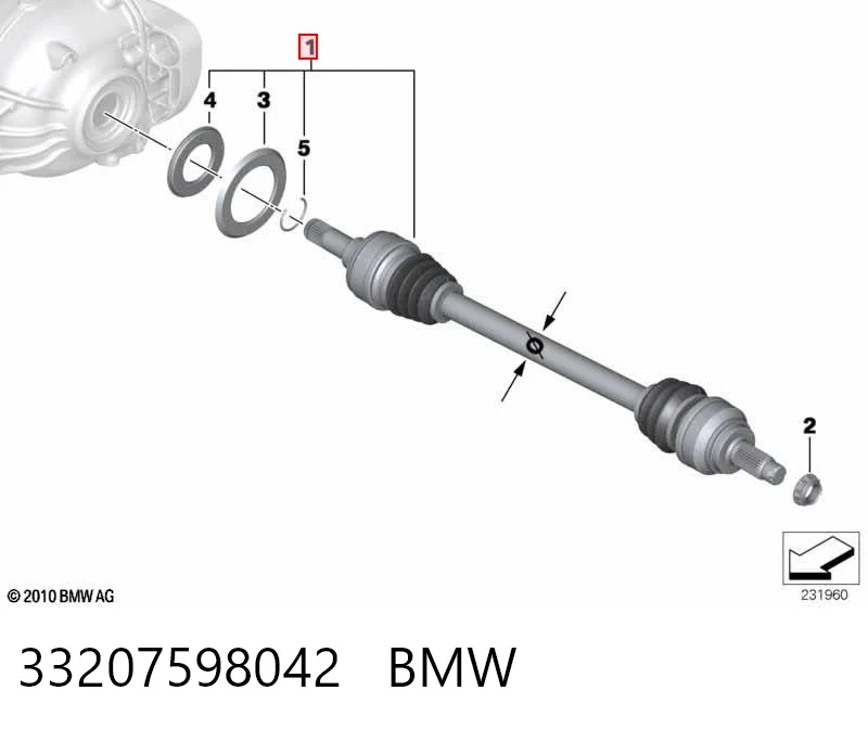 33207598042 BMW