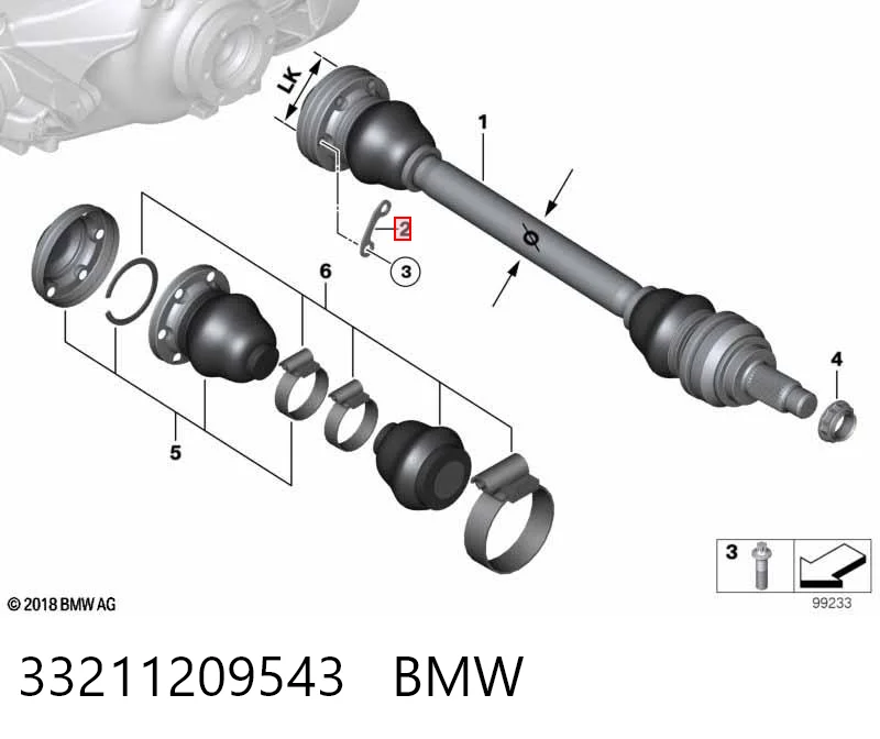 33211209543 BMW