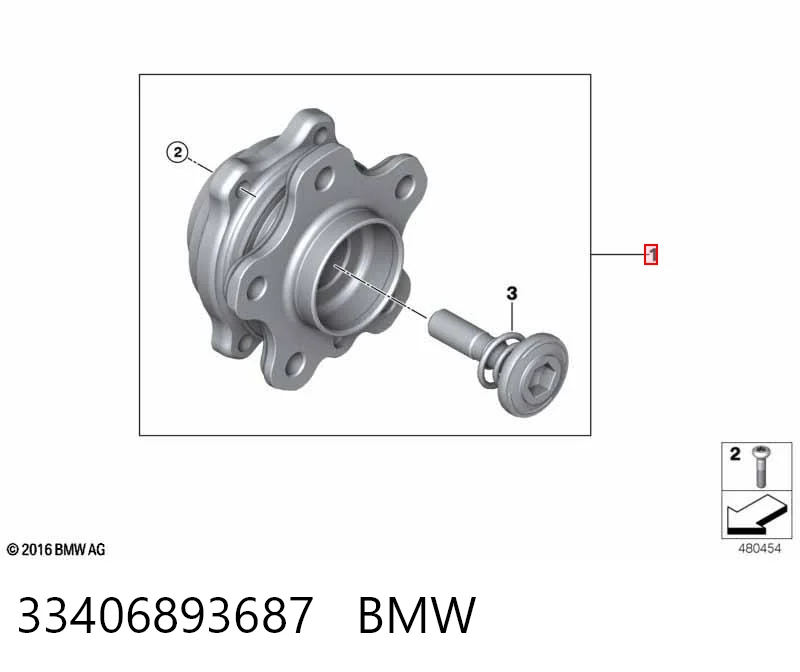 Buje de rueda BMW X5 SUV (G05, F95) (2018 - 2026) precio, desde 127,98 EUR