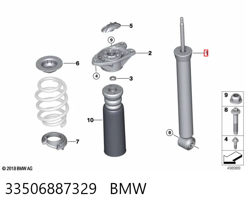 Amortiguadores traseros Mini Cooper  desde 67,20 €
