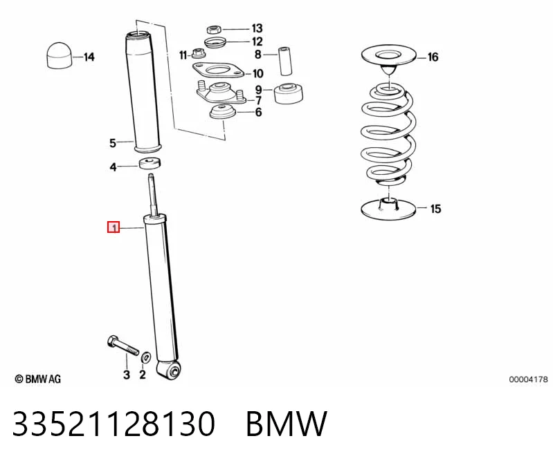 Amortiguadores traseros BMW 3  desde 51,66 €