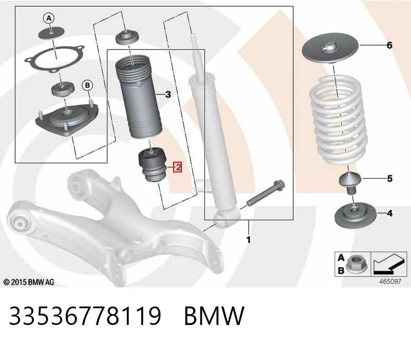 Comprar Topes de suspensión & guardapolvo amortiguador X5  E70