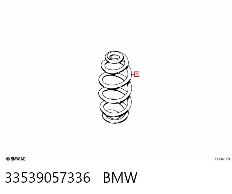Comprar Muelle trasero BMW 3  E30 a bajo precio