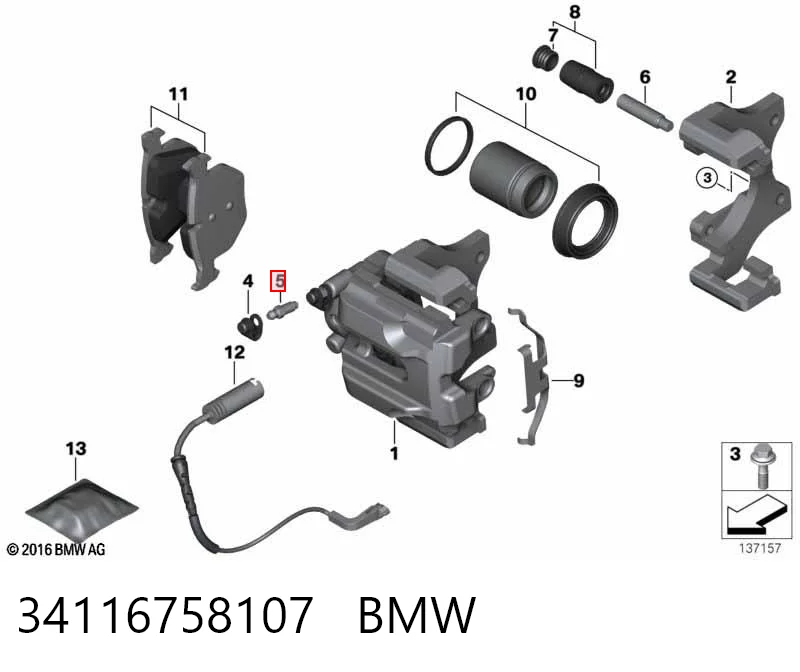 34116758107 BMW