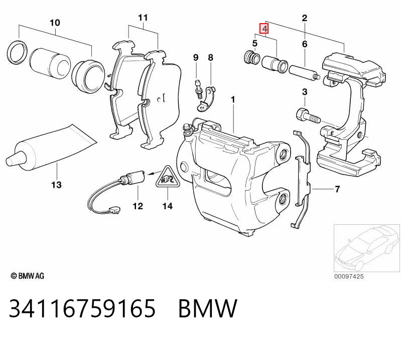 34116759165 BMW