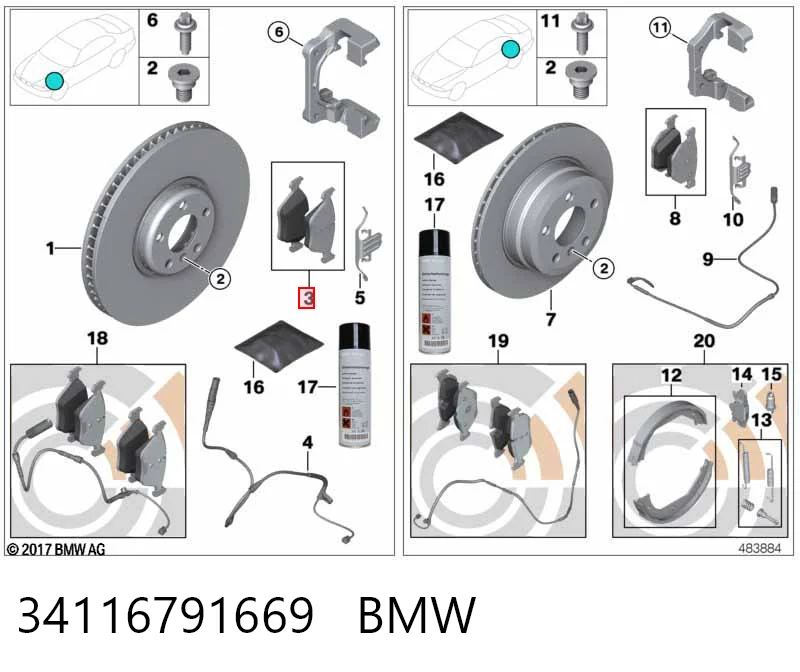 Pastillas freno delanteras BMW X6  desde 74,40 €