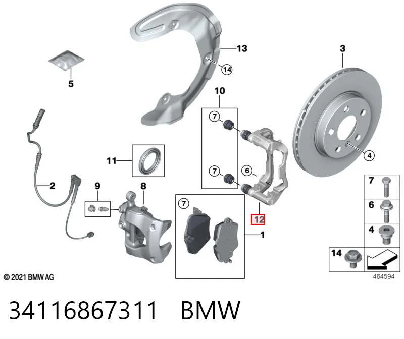 34116867311 BMW
