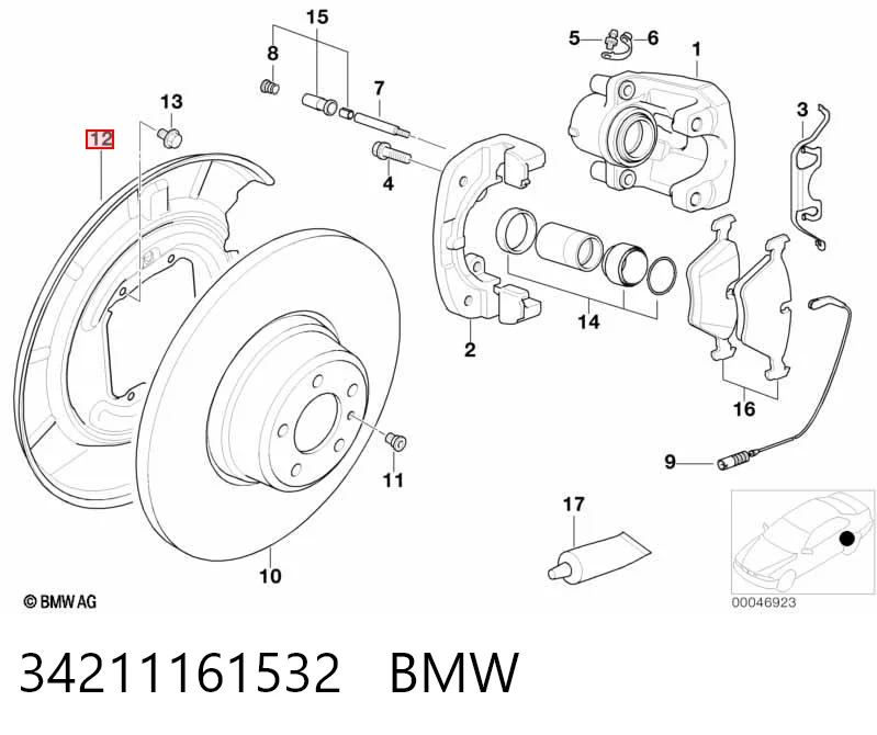 34211161532 BMW