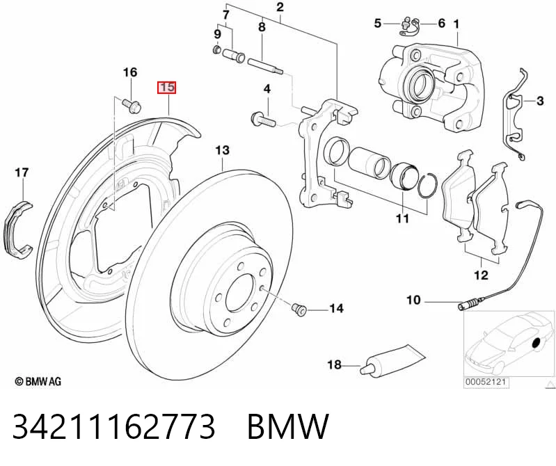34211162773 BMW