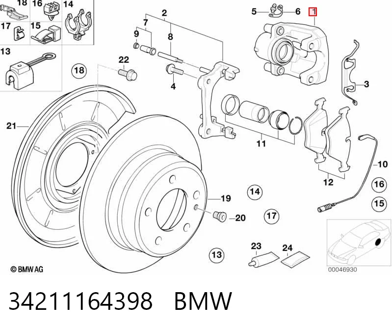 34211164398 BMW