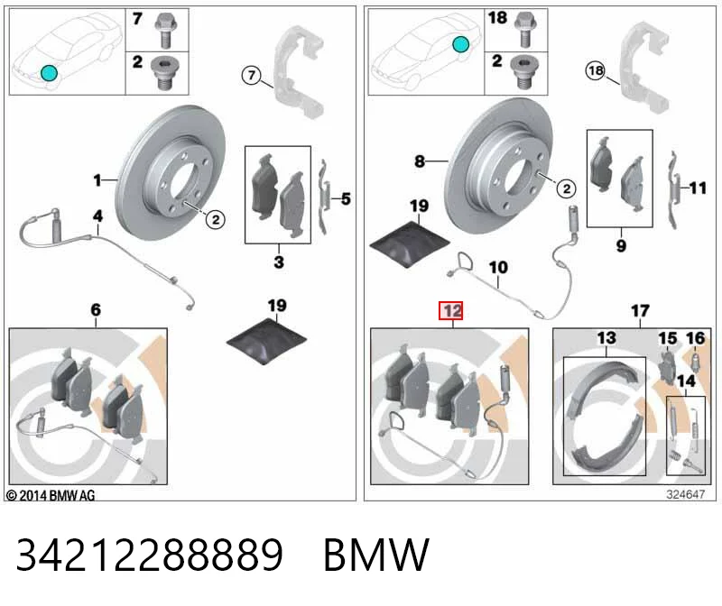 34212288889 BMW