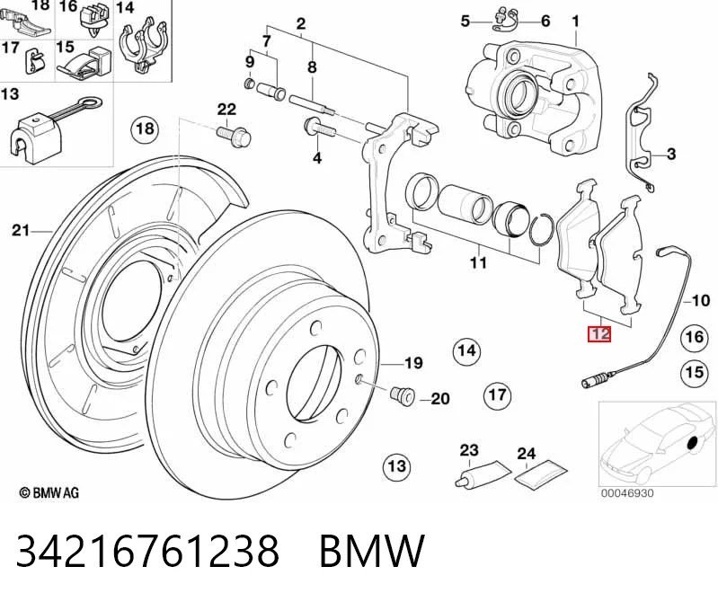 34216761238 BMW