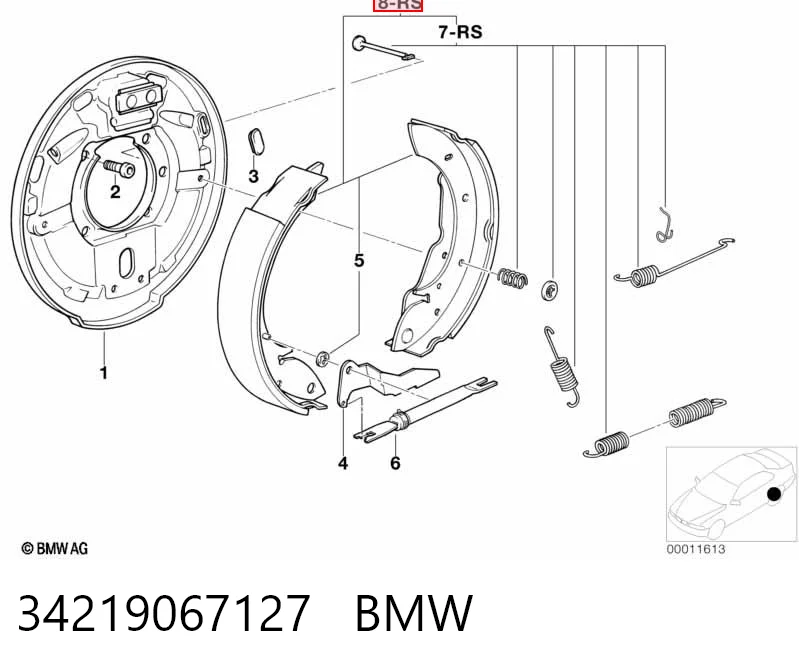 Zapatas de freno de mano BMW 3  desde 25,44 €