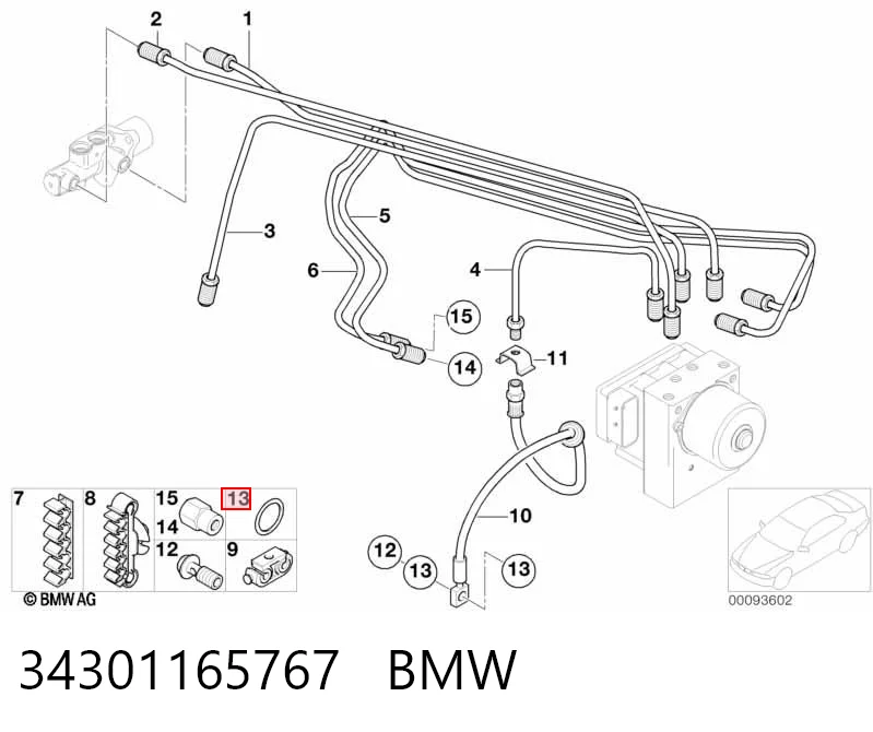34301165767 BMW