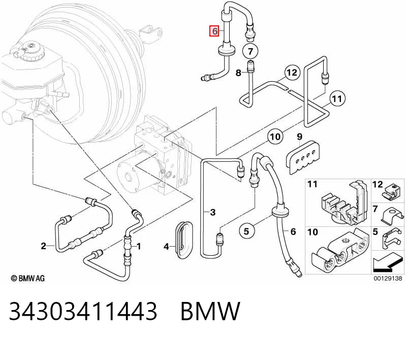 Comprar Tubo flexible de frenos delantero X3  E83