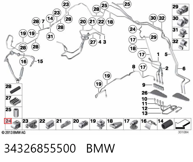 34326855500 BMW