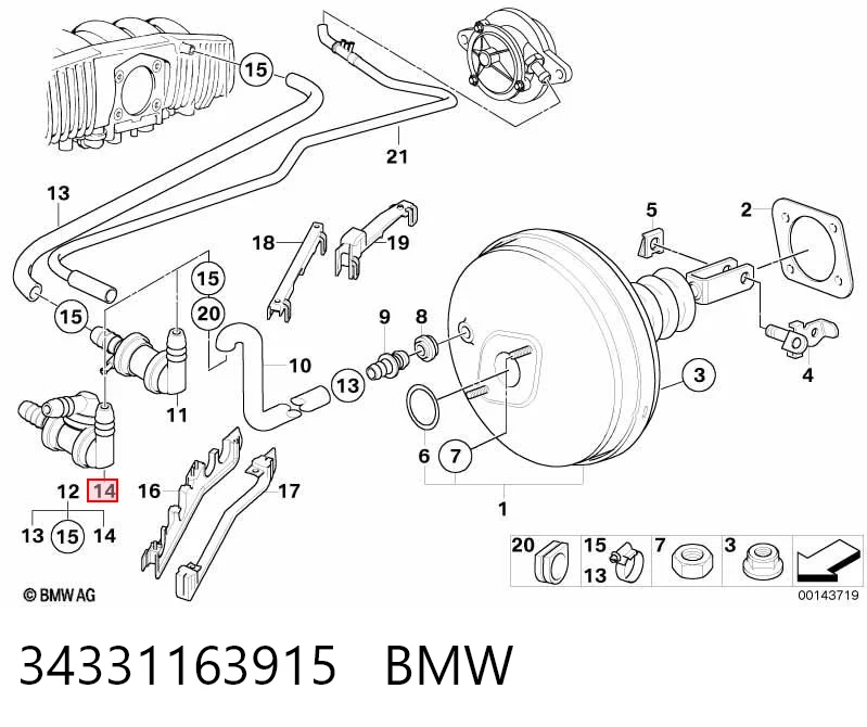34331163915 BMW