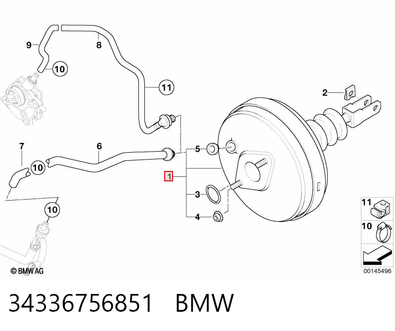Servofreno para BMW 3  E46