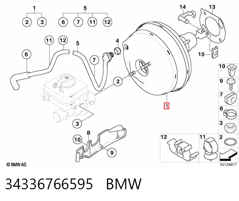 Servofreno para BMW 5  E61